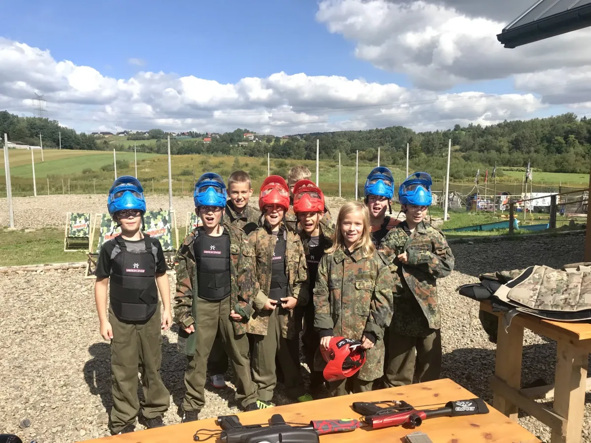 Bezpieczny paintball dla dzieci w Arenie Mocy