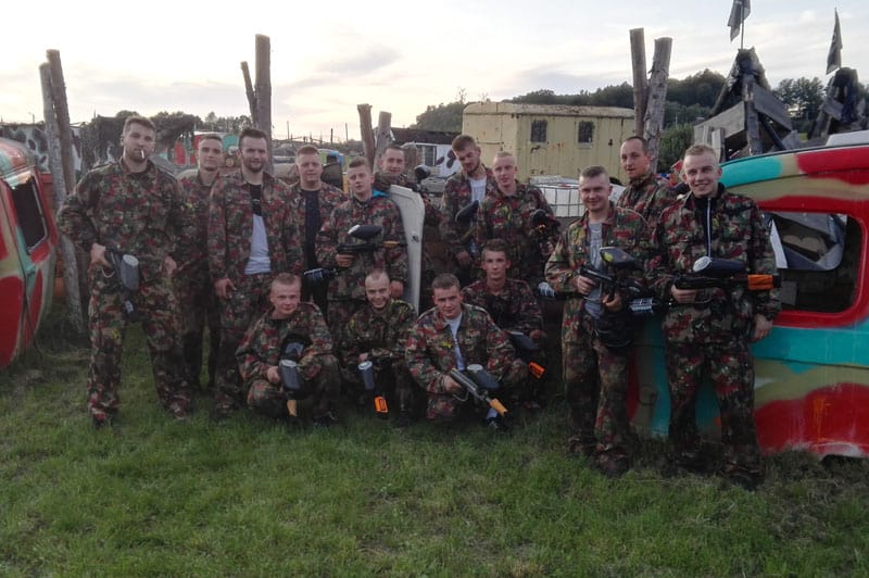 Wieczór kawalerski paintball Arena Mocy